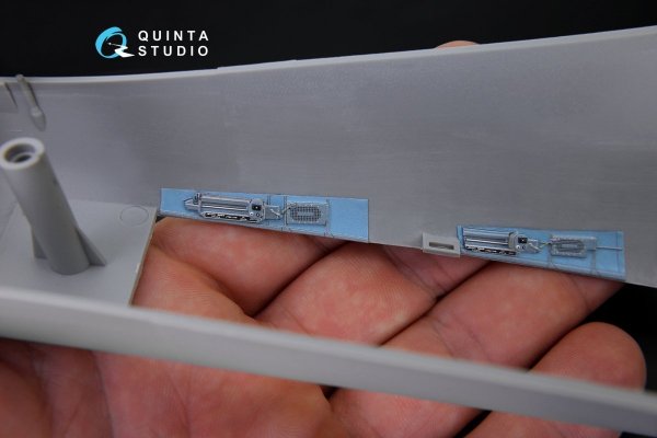 Quinta Studio QD32072 Su-27UB 3D-Printed &amp; coloured Interior on decal paper (for Trumpeter kit) 1/32