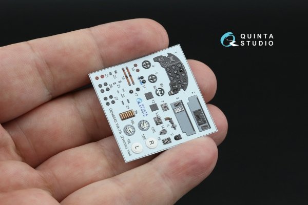 Quinta Studio QD48645 Yak-7B 3D-Printed &amp; coloured Interior on decal paper ( Zvezda ) 1/48