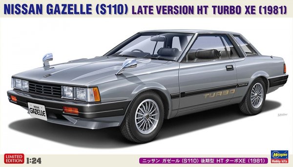 Hasegawa 20771 Nissan Gazelle (S110) Late Version HT Trubo XE (1981) 1/24