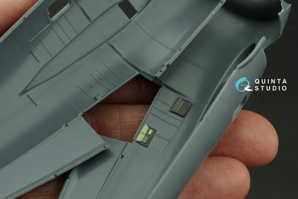 Quinta Studio QD48459 F4F-3 early 3D-Printed coloured Interior on decal paper (Eduard) 1/48