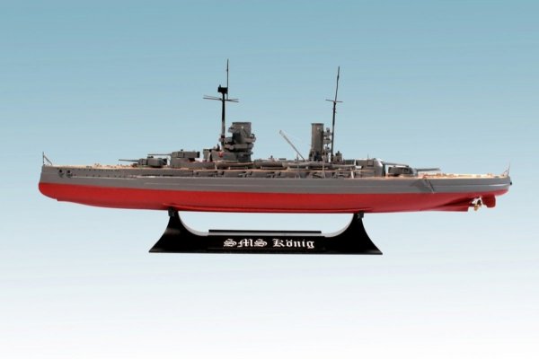 ICM S014 WWI German Battleship König (Full Hull OR Waterline) 1/700