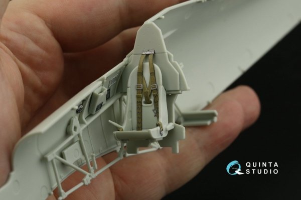 Quinta Studio QD32139 Hawker Hurricane Mk.IIb 3D-Printed &amp; coloured Interior on decal paper (Revell) 1/32