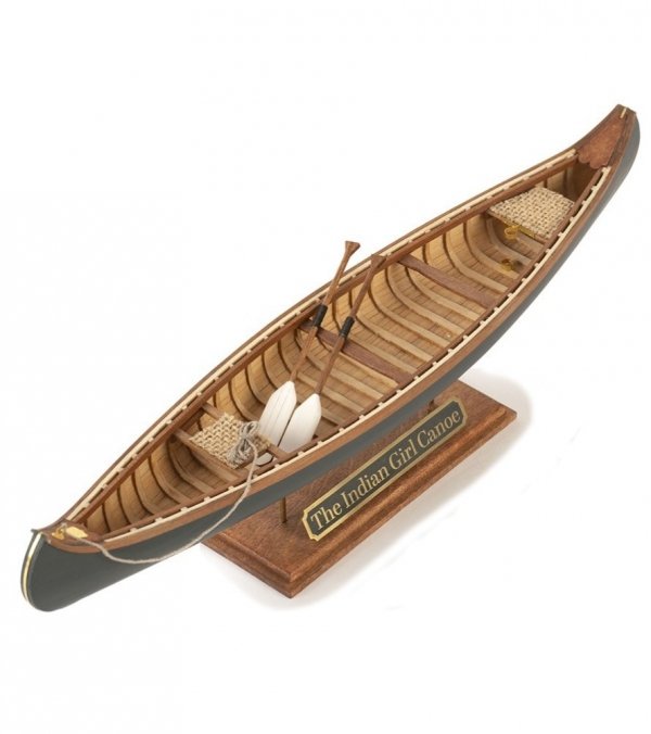 ARTESANIA LATINA 19000 Indian Girl Canoe 1/16