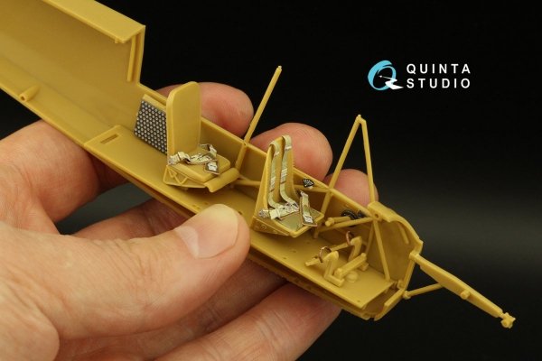 Quinta Studio QD35072 Fi 156C 3D-Printed &amp; coloured Interior on decal paper (Hobby Boss (ex-Tristar)) 1/35
