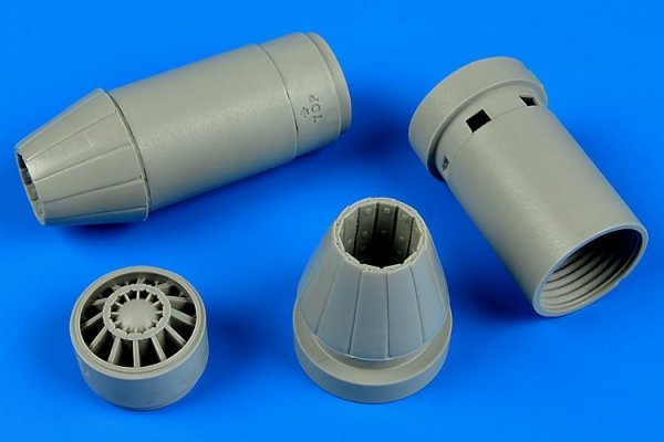 Aires 4636 F/A-18E/F Super Hornet exhaust nozzles - closed 1/48 Hasegawa