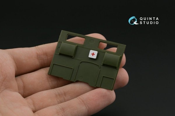 Quinta Studio QD35095 STZ-5 BM-13 3D-Printed &amp; coloured Interior on decal paper (Zvezda) 1/35