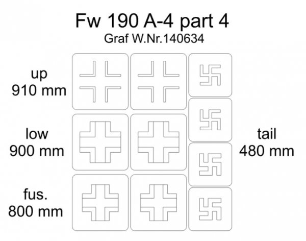 Omask 24006 Fw 190 A-4 part 4 1/48