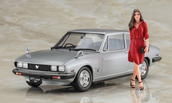 Hasegawa SP604 Isuzu 117 Coupe Late Version (XE) With Cool Beauty Girl's Figure 1/24