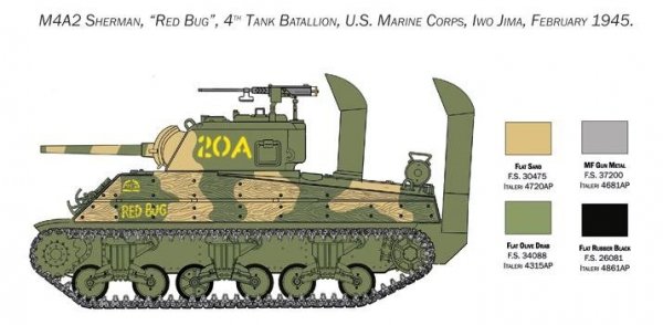 Italeri 6583 M4A2 Sherman US Marines Corps 1/35