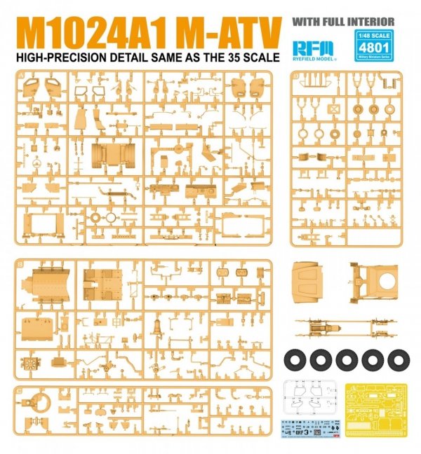 Rye Field Model 4801 M1024A1 M-ATV 1/48