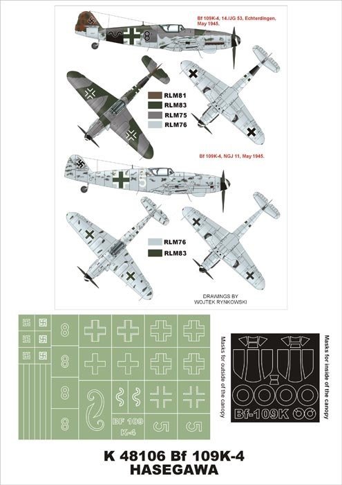 Montex K48106 Bf 109K-4 1/48