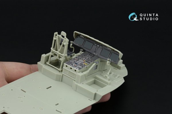 Quinta Studio QD35166 МН-60R Seahawk 3D-Printed &amp; coloured Interior on decal paper (Kitty Hawk) 1/35