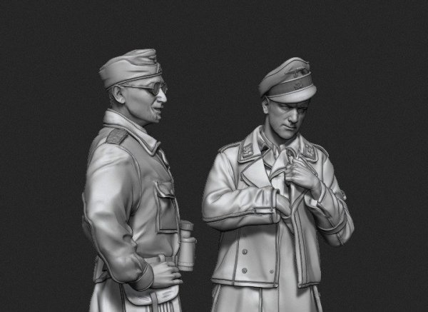 Panzer Art FI35-083 Waffen-SS tank officers Kursk battle set 1/35