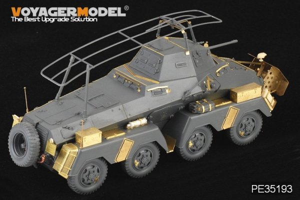 Voyager Model PE35193 WWII German Sd.Kfz.232 8 ROD early version for TAMIYA Kit 1/35