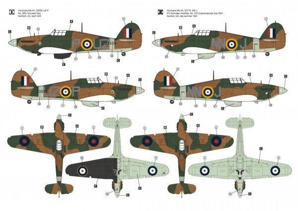 Hobby 2000 48015 Hawker Hurricane Mk.IIA 1/48