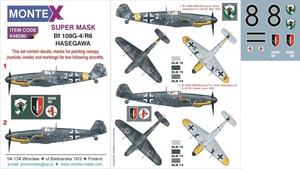 Montex K48280 Bf 109G-4 1/48