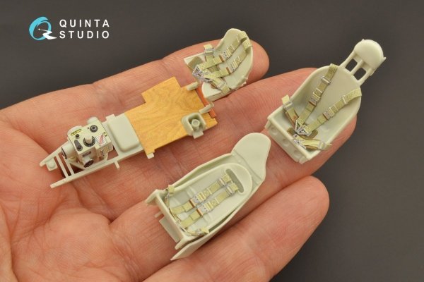 Quinta Studio QD32114 Ju 88A-4 3D-Printed &amp; coloured Interior on decal paper ( Revell ) 1/32