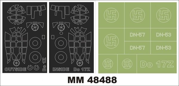 Montex MM48488 Do-17Z ICM 48246 1:48