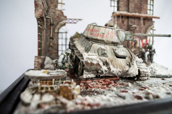 RT-Diorama 35302 Diorama-Base: &quot;Wintergewitter&quot; Operation Winter Storm 1/35