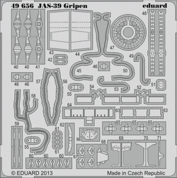 Eduard 49656 JAS-39 Gripen S. A. 1/48  KITTY HAWK