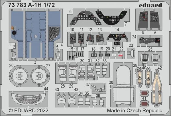 Eduard 73783 A-1H HOBBY 2000, HASEGAWA 1/72