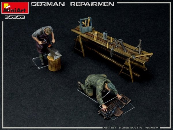 Miniart 35353 GERMAN REPAIRMEN 1/35