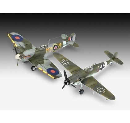 Revell 63710 Combat Set Messerschmitt Bf109G-10 &amp; Spitfire Mk.V  1/72