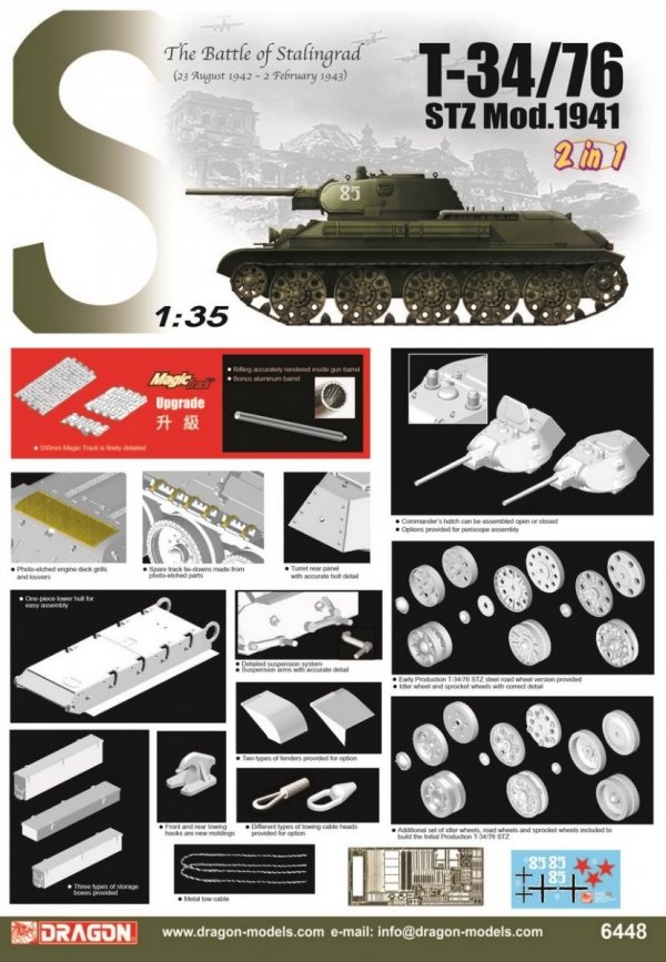 Dragon 6448 T-34/76 STZ Mod.1941 1/35