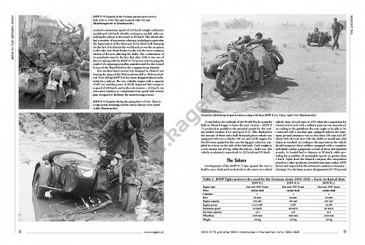 Kagero 0006 BMW R 75 and other BMW motorcycles in the German Army 1930–1945 EN