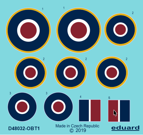 Eduard D48032 Tempest roundels late 1/48 EDUARD