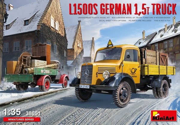 MiniArt 38051 L1500S GERMAN 1,5T TRUCK 1/35