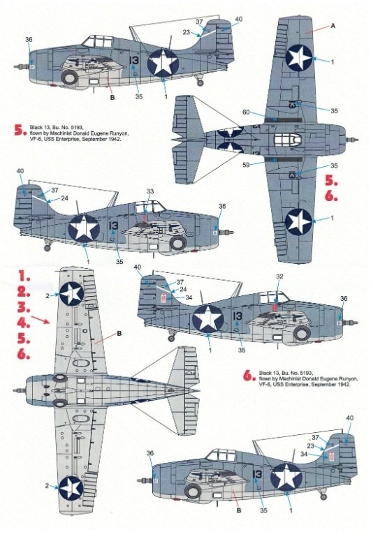 Techmod 48131 Grumman F4F-4 Wildcat 1/48