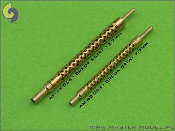 Master AM-48-054 Italian machine gun Breda SAFAT 12,7mm barrels (2pcs) (1:48)