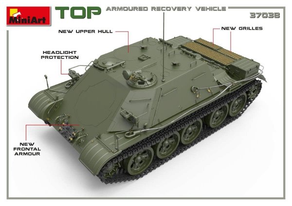 MiniArt 37038 TOP ARMOURED RECOVERY VEHICLE 1/35