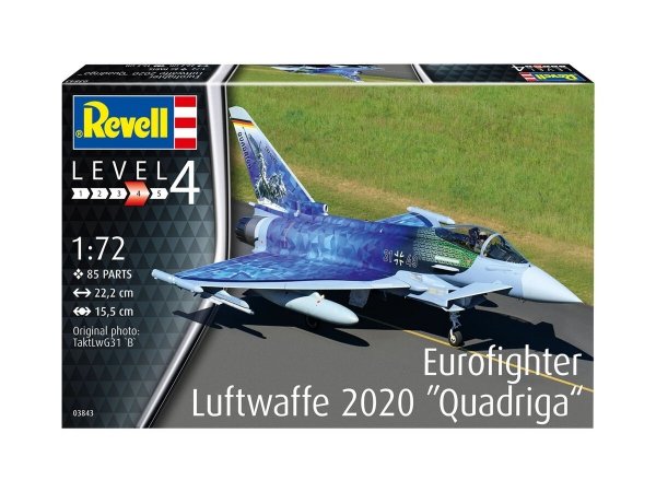 Revell 03843 Eurofighter &quot;Luftwaffe 2020 Quadriga&quot; 1/72