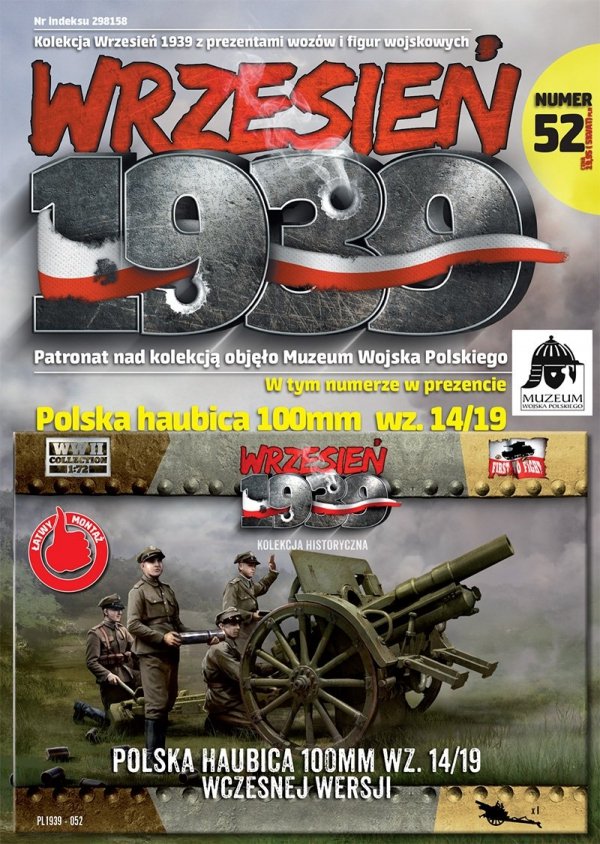 First to Fight PL052 Polska haubica 100mm wz. 14/19 wczesnej wersji (1:72)