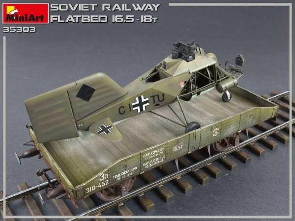 MiniArt 35303 Soviet Railway Flatbed 16,5-18t (1/35)