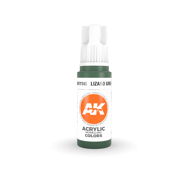 AK Interactive AK11145 LIZARD GREEN – STANDARD 17ml