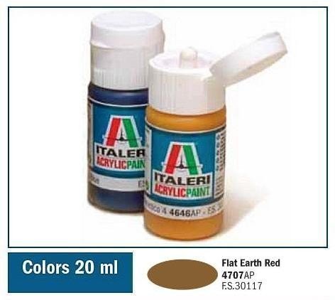 Italeri 4707AP FLAT EARTH RED 20ml 