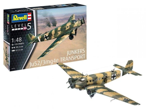 Revell 03918 Junkers Ju52/3m Transport (1:48)