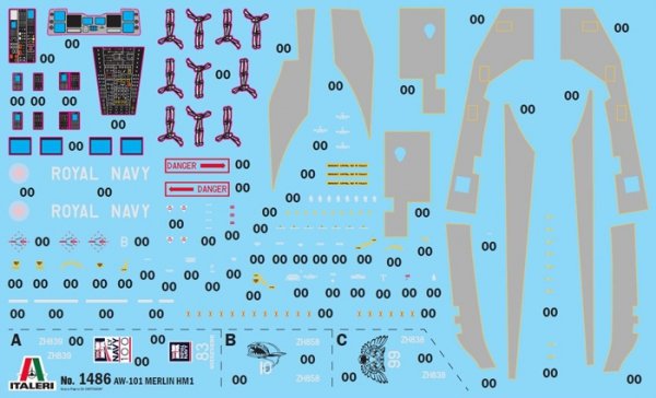 Italeri 1486 Westland AW-101 Merlin HM.1 1/72