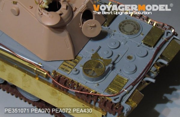 Voyager Model PE351071 WWII German Panther II Prototype Design Plan basic for Amusing Hobby 1/35
