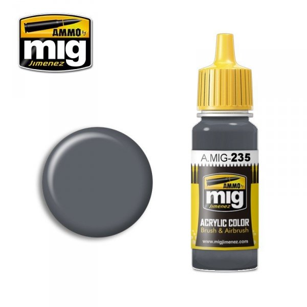 AMMO of Mig Jimenez 0235 FS36152 DARK GREY AMT-12 17ml