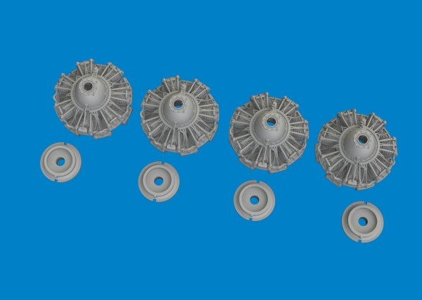 Eduard 6481111 B-24D engines PRINT HOBBY BOSS 1/48