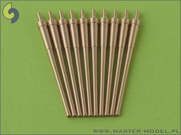 Master SM-350-032 IJN 20cm/50 (8&quot;) 3rd Year Type No. 2 barrels - without blastbags (10pcs)