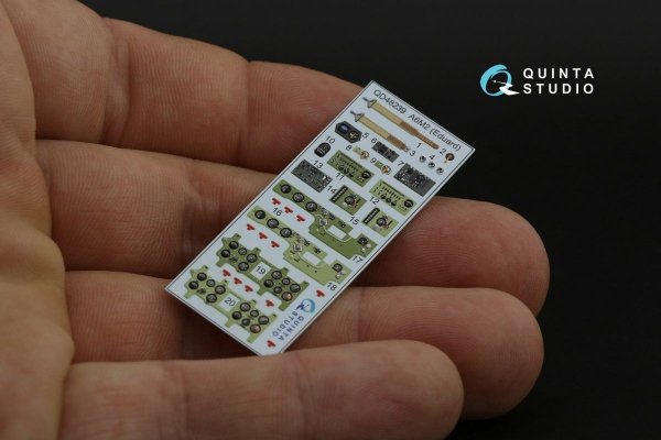 Quinta Studio QD48239 A6M2 Zero 3D-Printed &amp; coloured Interior on decal paper (Eduard) 1/48