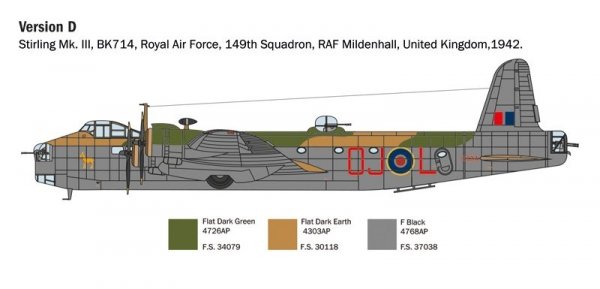 Italeri 1462 Stirling Mk. III 1/72