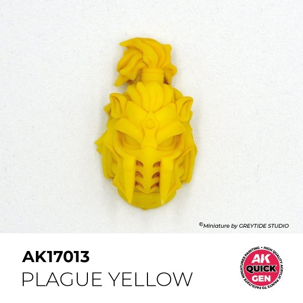 AK Interactive AK17013 PLAGUE YELLOW – QUICK GEN COLOR 18ml