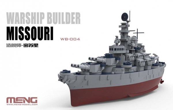 Meng Model WB-004 Warship builder Missouri