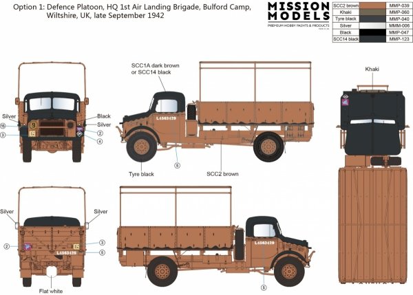 Gecko Models 35GM0155 Bedford OYD Truck 3t 4x2 GS (Metal Cargo Body) 1/35